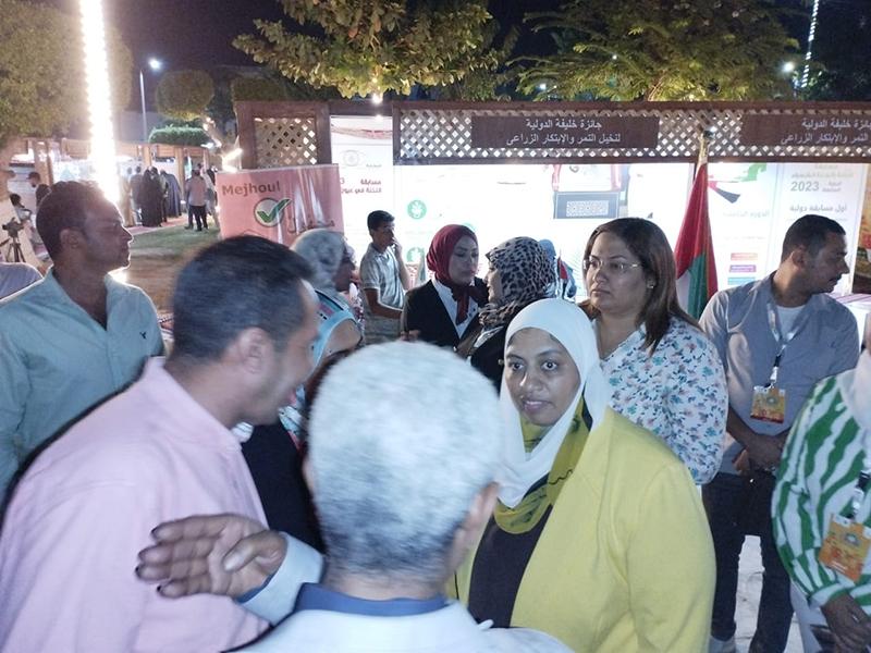 الهيئة العامة للرقابة على الصادرات والواردات تشارك بالمهرجان الدولي السادس للتمور